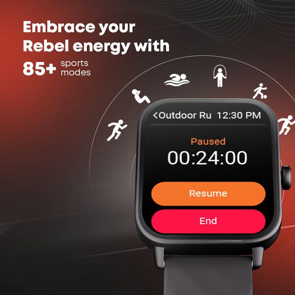 Fastrack Limitless Glide X Advanced UltraVU HD Display, Functional Cown, BT Calling, 100+ Sports Modes & Watchface - image number 5