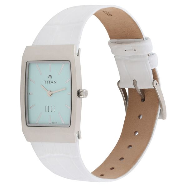 Titan Edge Green Dial Analog Leather Strap watch for Women - image number 1