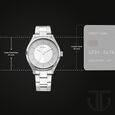 Titan Men's Urban Edge Lustrous Grey Dial Leather Watch - image number 2