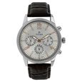 Titan Quartz Multifunction Silver Dial Leather Strap Watch for Men - image number 0