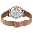 Vyb Runway By Fastrack Quartz Analog White Dial Rose Gold Stainless Steel Strap Watch For Girls - image number 6