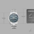 Fastrack Gelato Silver metal strap watch with Mint chip dial for Guys - image number 3