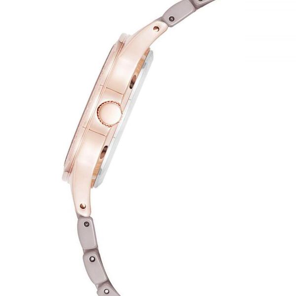 Anne Klein Quartz Analog Grey Dial Grey Metal Strap Watch For Women - image number 2