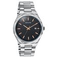Sonata Jashn Quartz Analog Black Dial Silver Metal Strap Watch For Men - image number 1