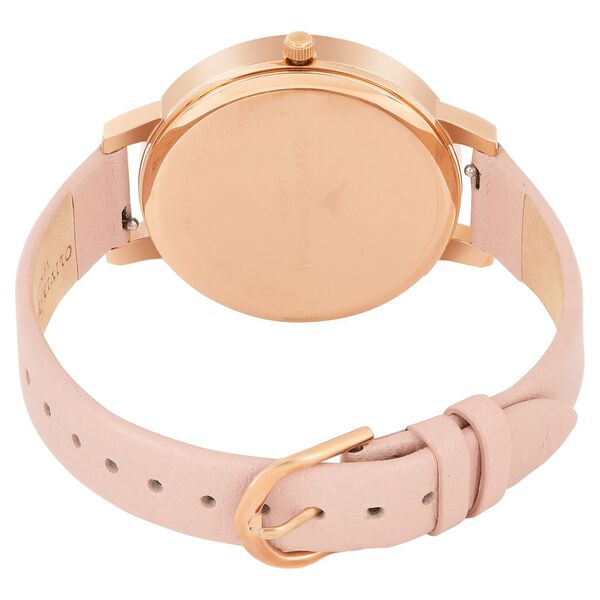 Olivia Burton Quartz Analog Multicoloured Dial Leather Strap Watch for Women - image number 4