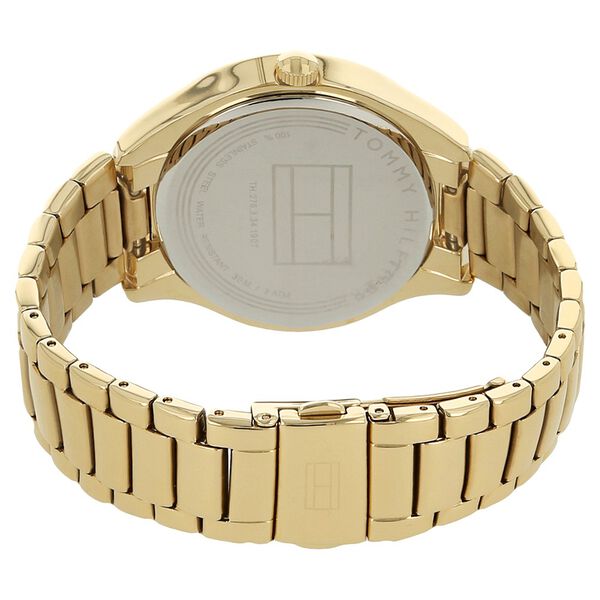Tommy Hilfiger Quartz Analog Golden Dial Stainless Steel Strap Watch for Women - image number 3