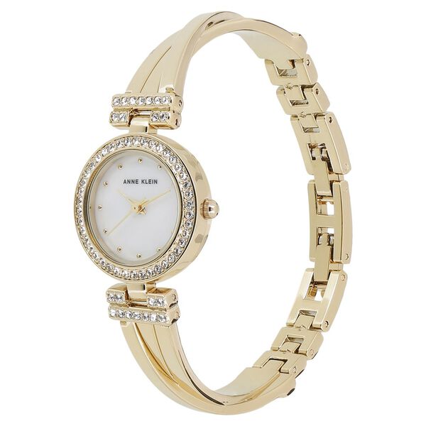 Anne Klein Quartz Analog White Dial Metal Strap Watch for Women - image number 1