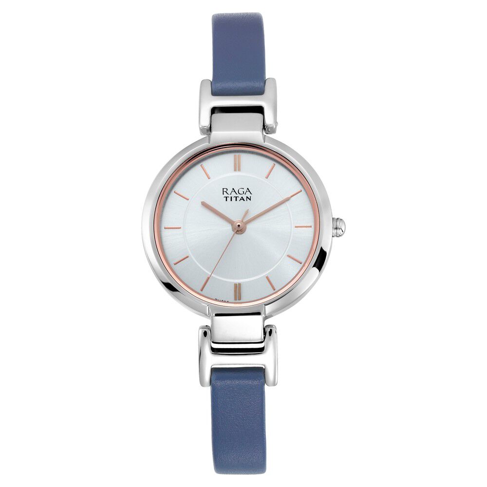 Titan raga best sale white strap watches