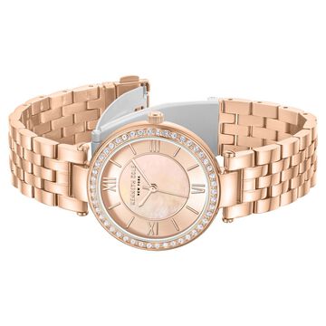Kenneth Cole Quartz Analog Pink Dial Stainless Steel Strap Watch For Women