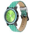 Sonata Dot to Dot Green Dial Plastic Strap Watch for Women - image number 1