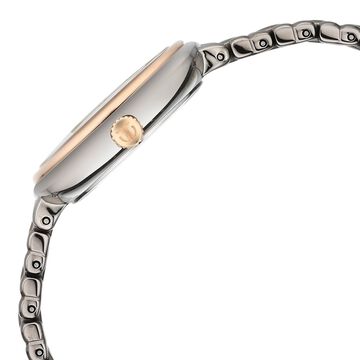 Titan Aura Quartz Analog Titanium Mother of Pearl Dial Titanium Stainless Steel Strap Watch for Women
