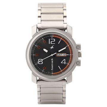 Fastrack Brown Dial Quartz Analog with Day and Date Watch for Guys