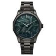 Vyb Drift By Fastrack Quartz Analog Green Dial Black Stainless Steel Strap Watch For Guys - image number 0