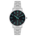 Fastrack Fundamentals Quartz Analog Grey Dial Stainless Steel Strap Watch for Girls