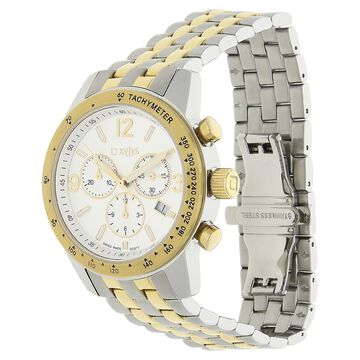 Xylys Swiss Chronograph Multicoloured Metal Strap and White Dial Watch For Men