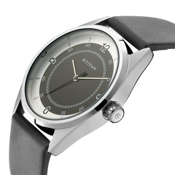 Titan Quartz Analog Multicoloured Dial Leather Strap Watch for Men