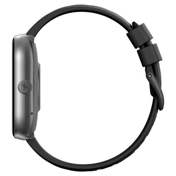 Fastrack Kruz+ 4.85 CM Super HD Display with Functional Crown & SingleSync Black Silicone Strap Smart Watch for Unisex - image number 2