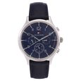 Tommy Hilfiger Quartz Multifunction Blue Dial Leather Strap Watch for Women - image number 0