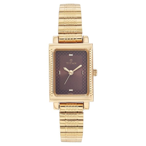 Titan Quartz Analog Brown Dial Watch for Women - image number 0