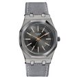Poze Poze Quartz Analog Grey Dial Grey Denim Strap Watch For Men - image number 1