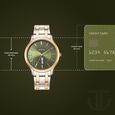 Titan Quartz Analog Green Dial Stainless Steel Strap Watch for Men - image number 2