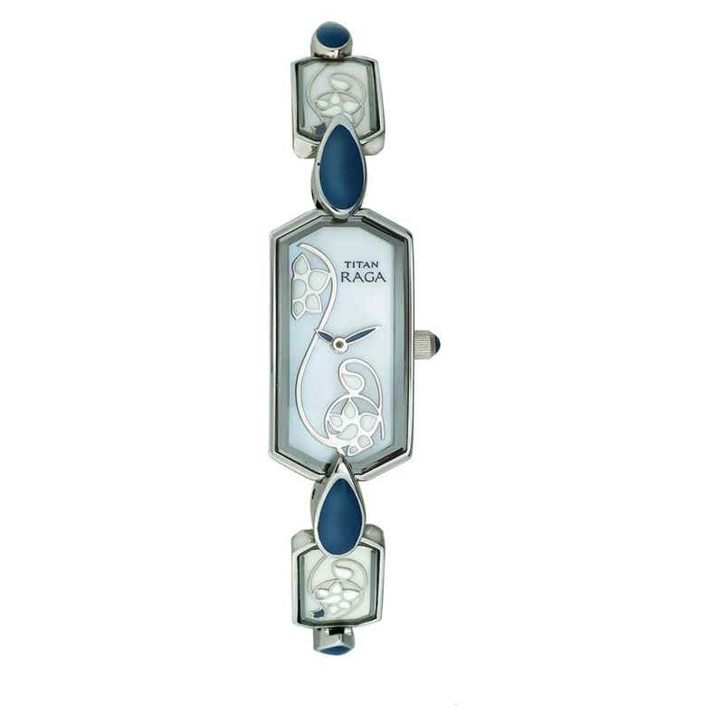Buy Online Titan Quartz Analog Mother Of Pearl Dial Watch for Women ...