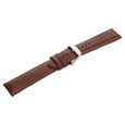 20 mm Brown Genuine Leather Strap for Men - image number 3