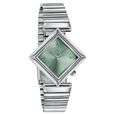 Poze By Sonata Quartz Analog Green Dial Silver Metal Strap Watch For Women - image number 2