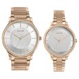 Sonata Modern Bandhan Quartz Analog Black Dial Black Stainless Steel Strap Watch For Couple