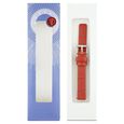 14 mm Red Genuine Leather Strap for Women - image number 7