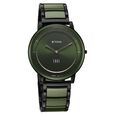 Titan Edge Melange Slim Steel & Ceramic Strap Green Dial Analog Watch For Men - image number 1