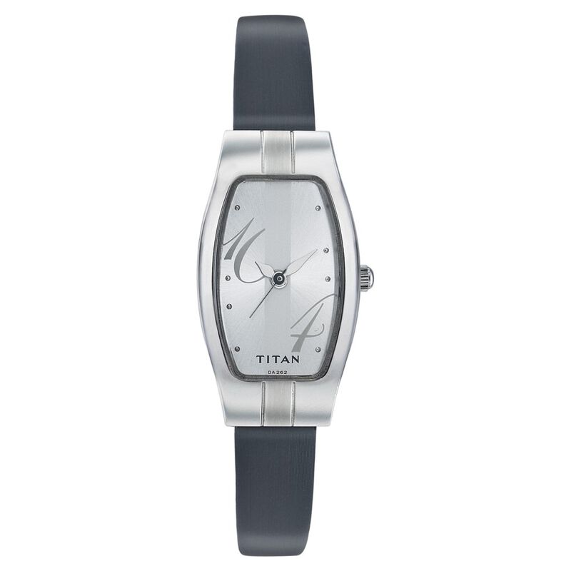 Titan Quartz Analog Silver Dial Watch for Women