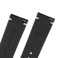 20 mm Black Genuine Leather Straps for Men - image number 4