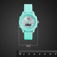 Zoop Ana-Digi Watch with Silver Dial & Green Strap for Girls Kids, from House of Titan - image number 3