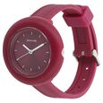 Sonata Tic Tac Toe Maroon Dial Women Watch With Plastic Strap - image number 1
