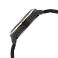 Titan Regalia Opulent Offset Second Hand Green Dial Rose Gold And Black Bimetal Strap Watch For Men - image number 5
