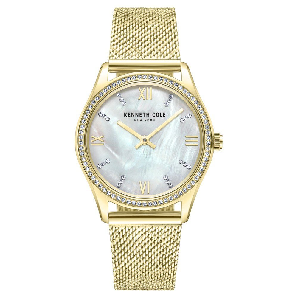 Kenneth Cole Quartz Analog Mother Of Pearl Dial Stainless Steel Strap Watch For Women-image-39