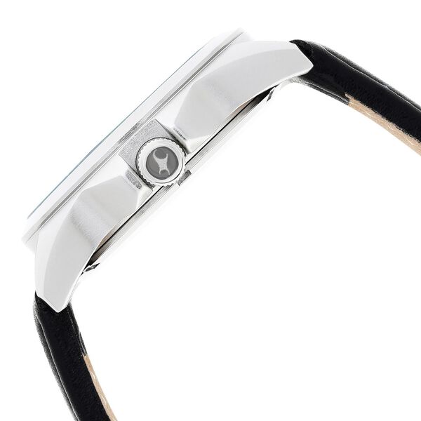 Fastrack Loopholes Quartz Analog with Date Black Dial Leather Strap Watch for Guys - image number 3