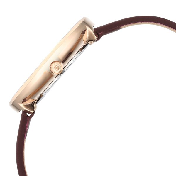 Titan Stackables Quartz Analog Brown Dial Leather Strap Watch For Women - image number 3