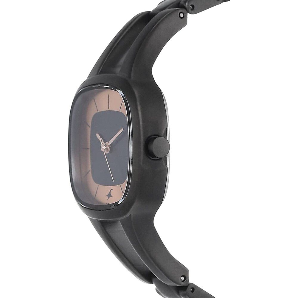Buy Online Fastrack Quartz Analog Grey Dial Metal Strap Watch for Girls ns6147nm01 Titan