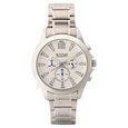 Titan Quartz White Dial Silver Stainless Steel Strap Watch For Men - image number 1