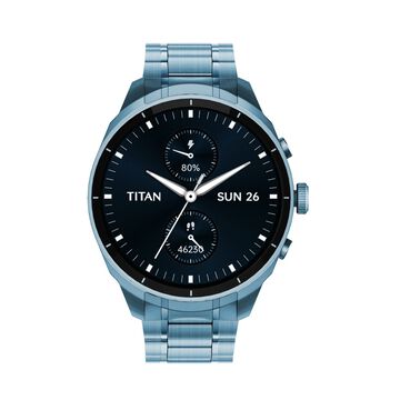 Titan Heritage Premium Smartwatch with All SS Design, 3.6 CM AMOLED Display, BT Calling, Advanced Chipset, Titan Health