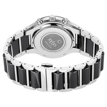 Xylys Swiss Analog Stainless Steel Black Dial Watch for Men