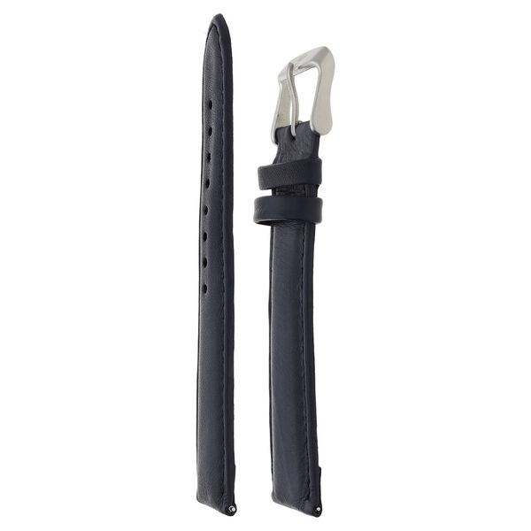 20 mm Blue Genuine Leather Strap for Men - image number 2