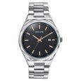 Sonata Jashn Quartz Analog Grey Dial Silver Metal Strap Watch For Men
