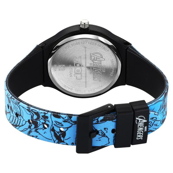 Zoop Marvel Avengers Interchangable Watch Set with Blue Dial & Multicoloured Strap for Boys Kids, from House of Titan - image number 6