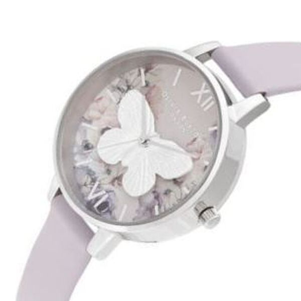 Olivia Burton Quartz Analog Multicoloured Dial Leather Strap Watch for Women - image number 1