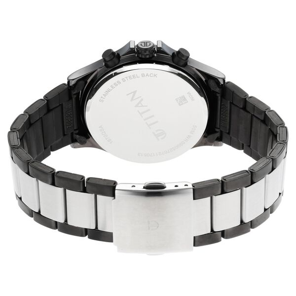 Buy Online Titan Quartz Analog Silver Dial Stainless Steel Strap Watch ...