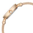 Titan Raga Spotlight Quartz Analog White Dial Rose Gold Metal Strap Watch For Women - image number 4