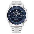 Tommy Hilfiger Quartz Multifunction Blue Dial Stainless Steel Strap Watch for Men - image number 0